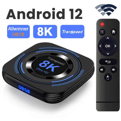 Transpeed Android 12 TV Box 8K