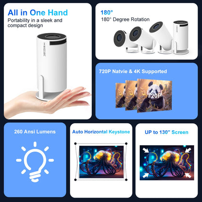 Magcubic 4K Android 11 Portable Projector