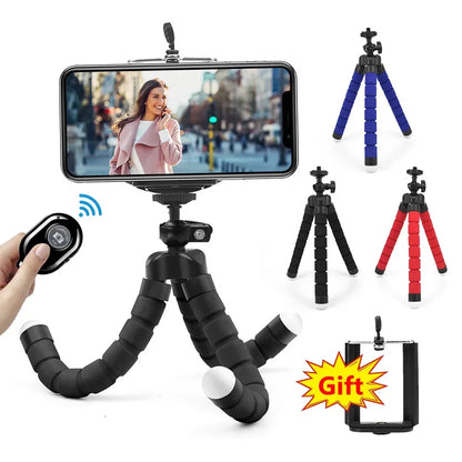 Mini Flexible Octopus Sponge Tripod