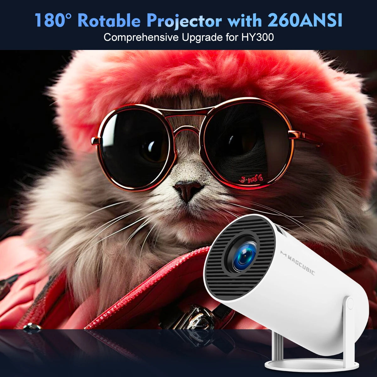 Magcubic 4K Android 11 Portable Projector