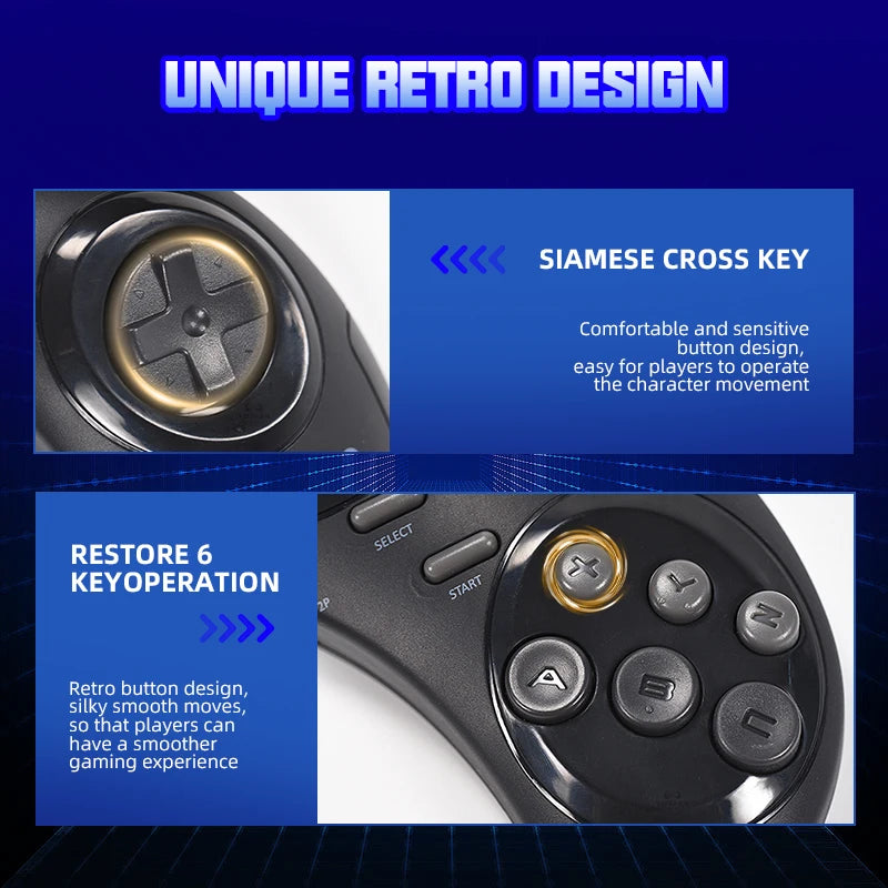 4K Wireless Retro Gaming Console Stick